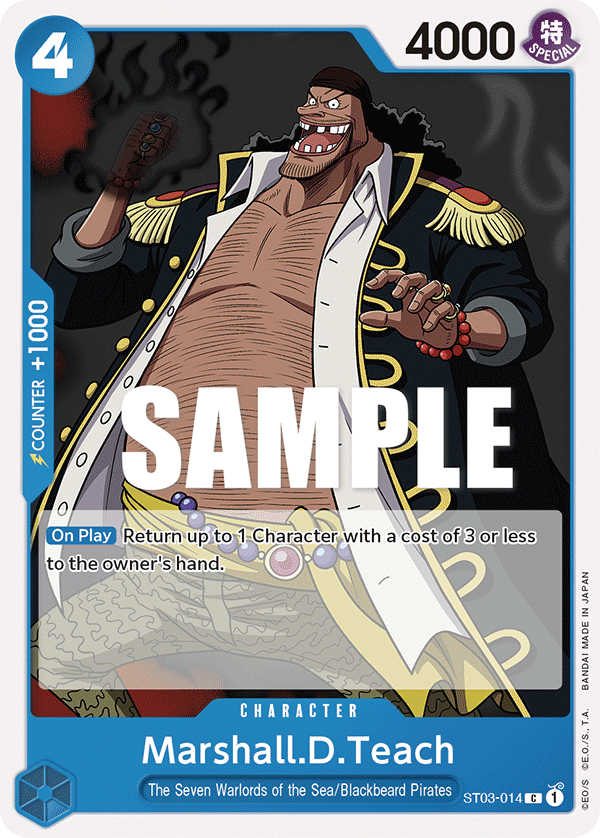 Marshall.D.Teach - One Piece Card Game - MoxLand