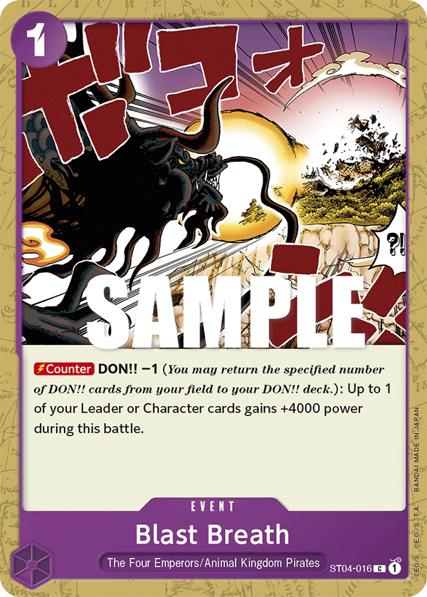 Blast Breath - One Piece Card Game - MoxLand