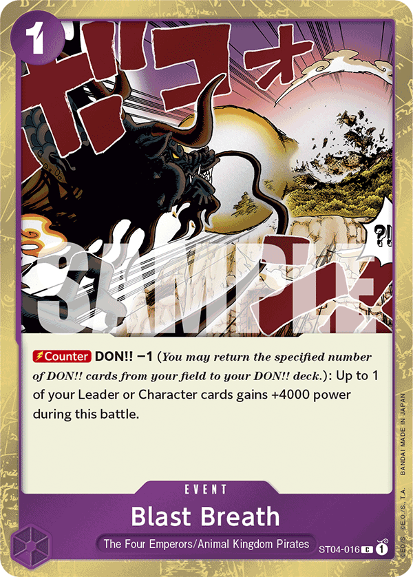 Blast Breath - One Piece Card Game - MoxLand