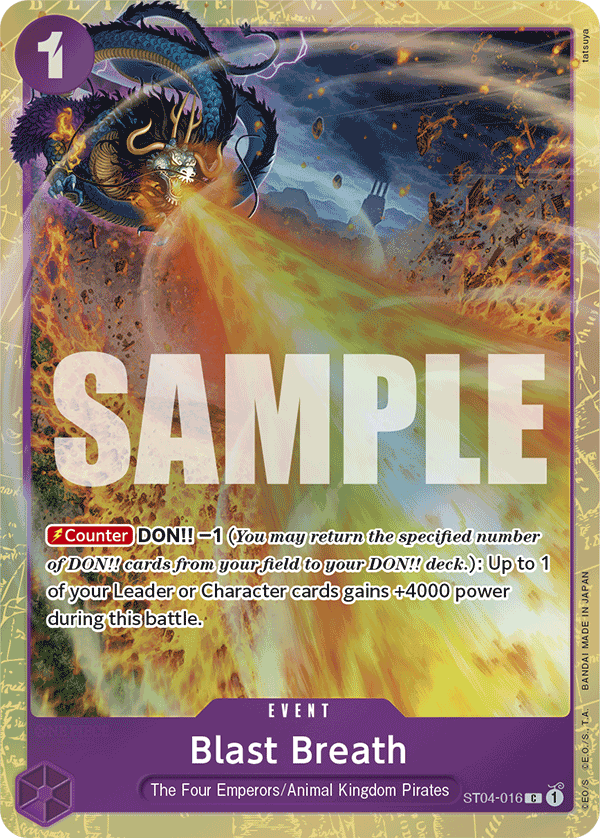 Blast Breath - One Piece Card Game - MoxLand