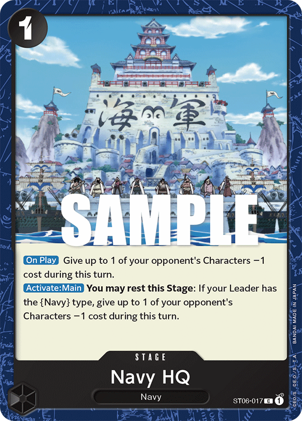 Navy HQ - One Piece Card Game - MoxLand