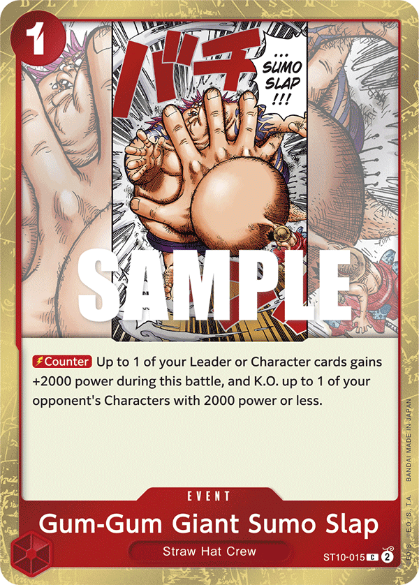 Gum-Gum Giant Sumo Slap - One Piece Card Game - MoxLand