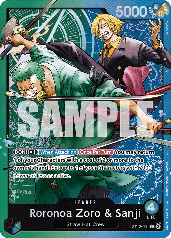 Roronoa Zoro & Sanji - One Piece Card Game - MoxLand