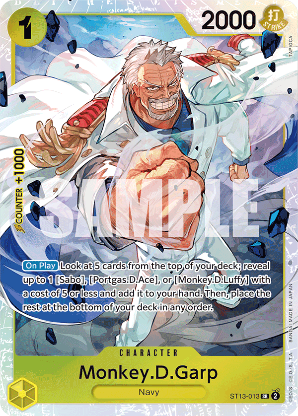 Monkey.D.Garp - One Piece Card Game - MoxLand