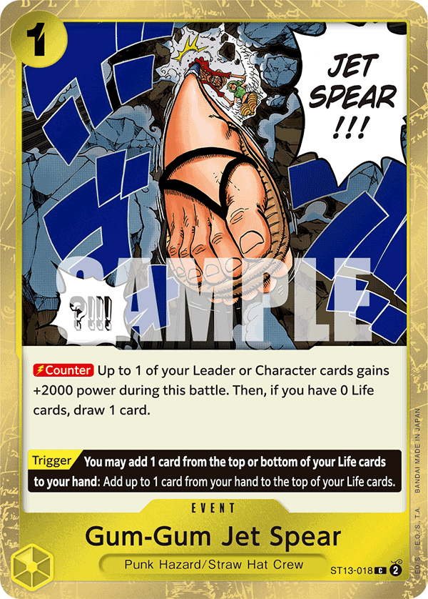 Gum-Gum Jet Spear - One Piece Card Game - MoxLand