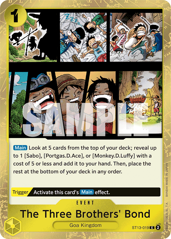 The Three Brothers' Bond - One Piece Card Game - MoxLand