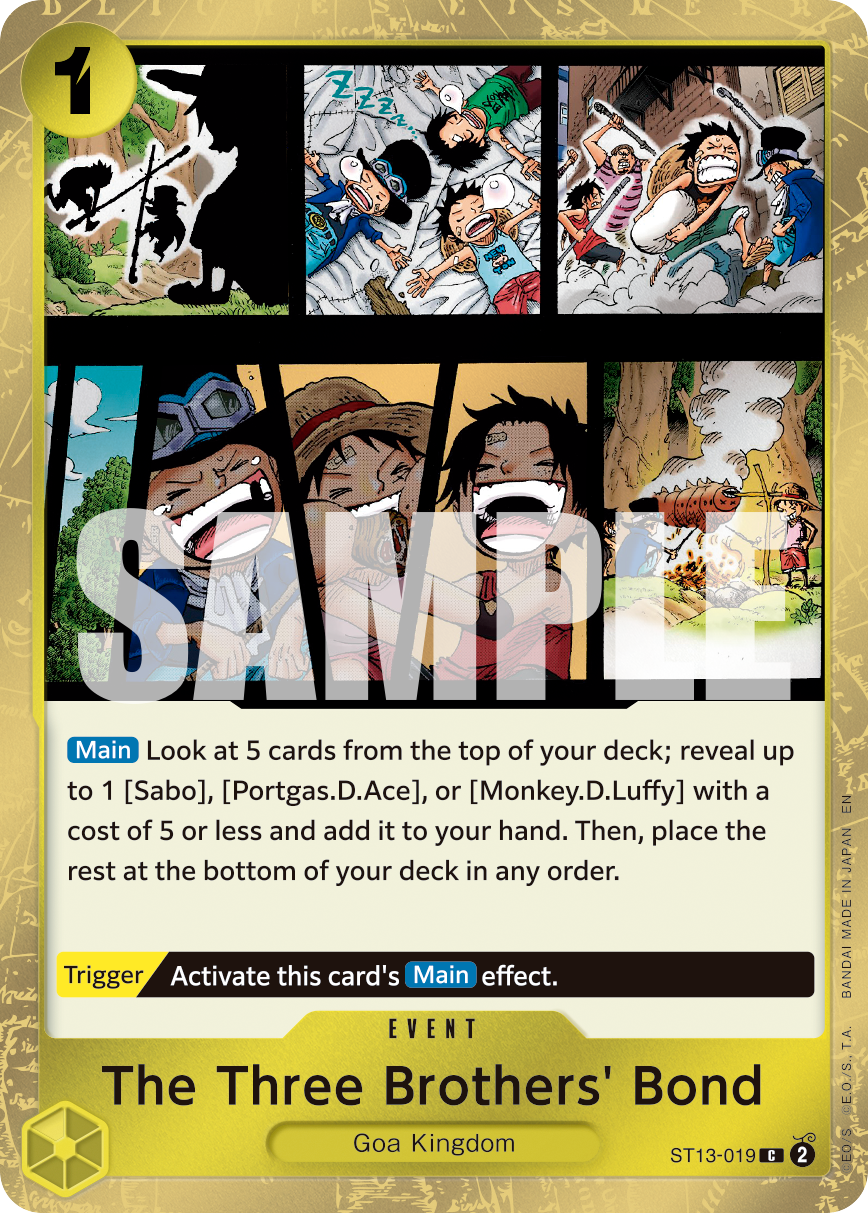 The Three Brothers' Bond - One Piece Card Game - MoxLand