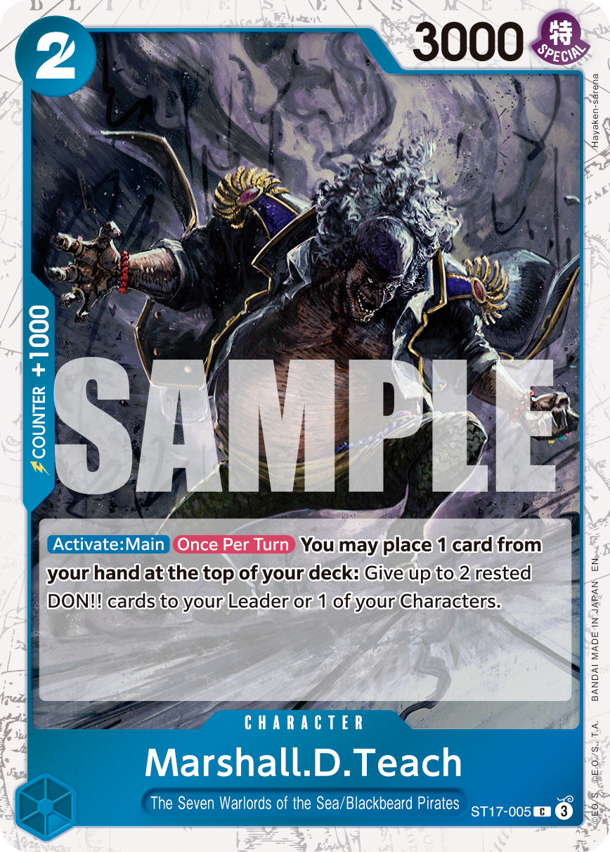 Marshall.D.Teach - One Piece Card Game - MoxLand