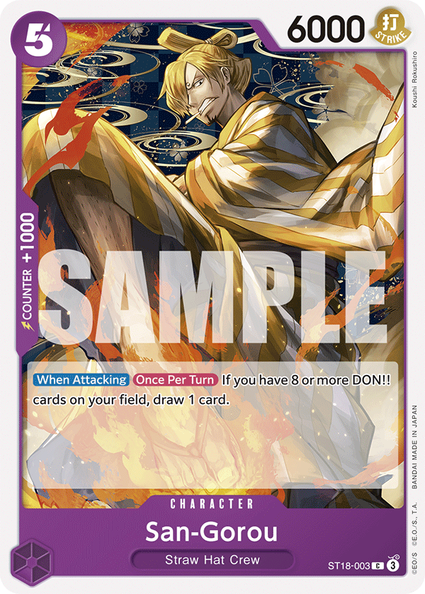 San-Gorou - One Piece Card Game - MoxLand