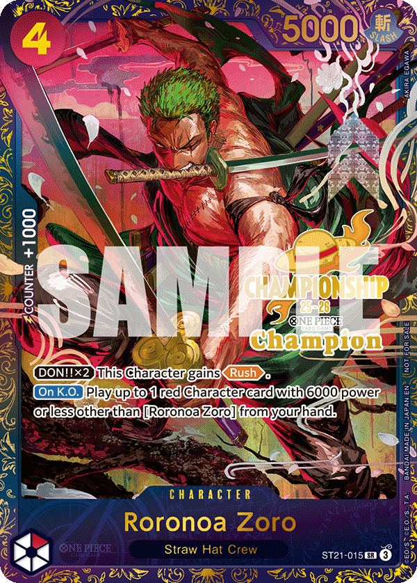 Roronoa Zoro - One Piece Card Game - MoxLand