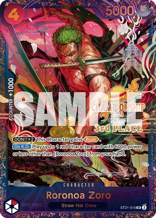 Roronoa Zoro - One Piece Card Game - MoxLand