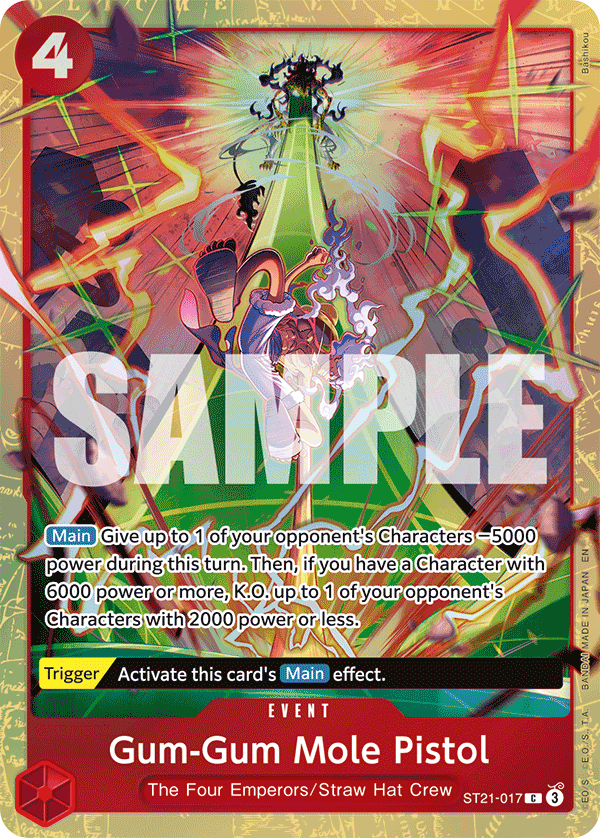 Gum-Gum Mole Pistol - One Piece Card Game - MoxLand
