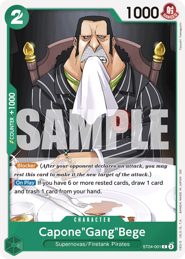 Capone"Gang"Bege - One Piece Card Game - MoxLand