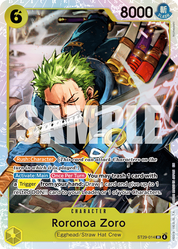 Roronoa Zoro - One Piece Card Game - MoxLand