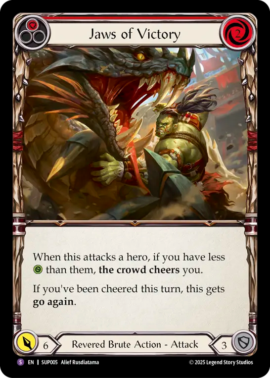 Jaws of Victory (Red) - Flesh and Blood TCG - MoxLand