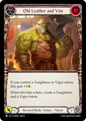 Old Leather and Vim (Red) - Flesh and Blood TCG - MoxLand