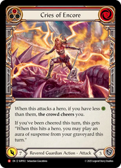 Cries of Encore (Red) - Flesh and Blood TCG - MoxLand