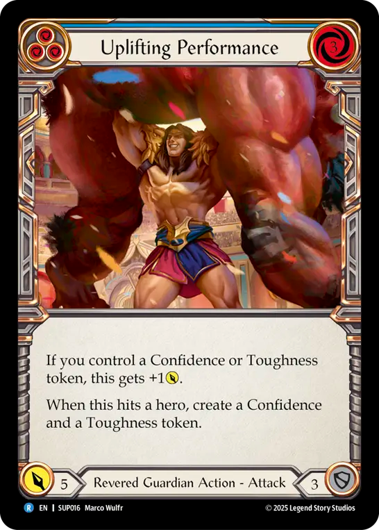 Uplifting Performance (Blue) - Flesh and Blood TCG - MoxLand