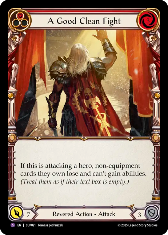 A Good Clean Fight (Red) - Flesh and Blood TCG - MoxLand