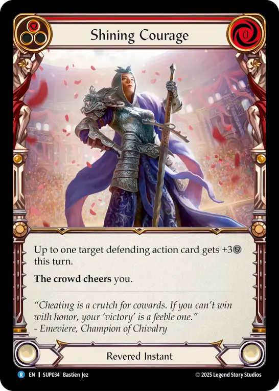 Shining Courage (Red) - Flesh and Blood TCG - MoxLand