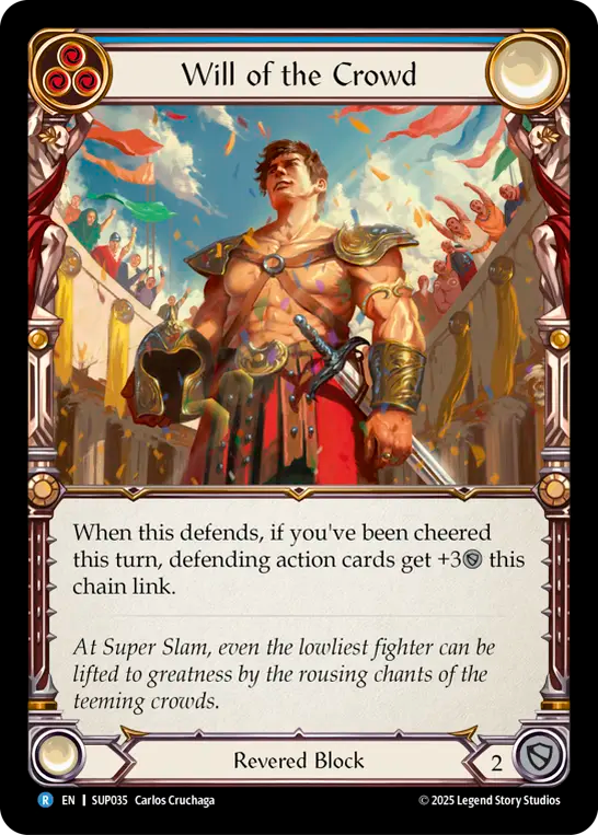 Will of the Crowd (Blue) - Flesh and Blood TCG - MoxLand