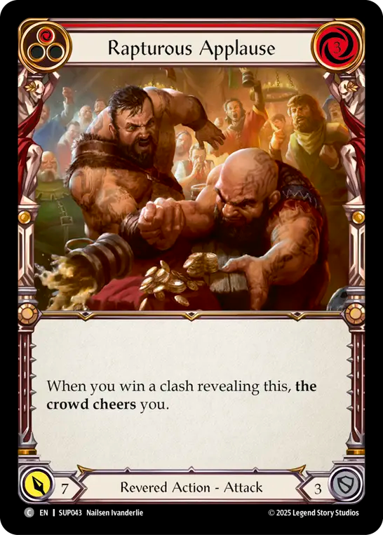 Rapturous Applause (Red) - Flesh and Blood TCG - MoxLand