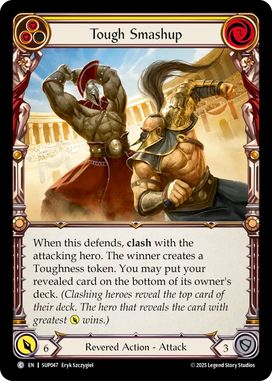 Tough Smashup (Yellow) - Flesh and Blood TCG - MoxLand