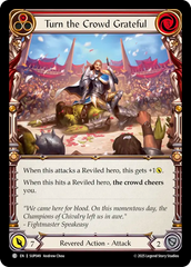 Turn the Crowd Grateful (Red) - Flesh and Blood TCG - MoxLand