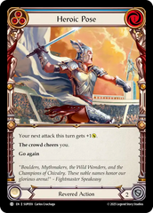 Heroic Pose (Blue) - Flesh and Blood TCG - MoxLand