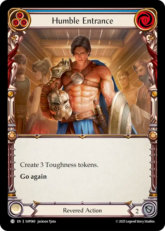 Humble Entrance (Blue) - Flesh and Blood TCG - MoxLand