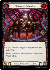 Offensive Behavior (Blue) - Flesh and Blood TCG - MoxLand