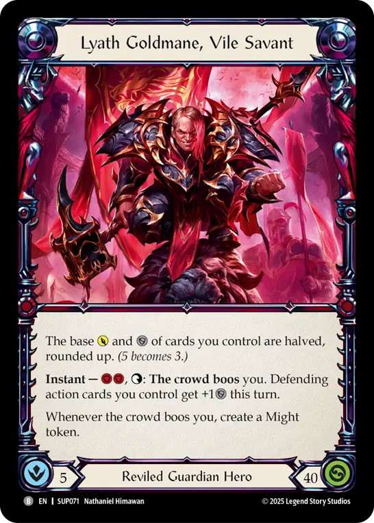 Lyath Goldmane, Vile Savant - Flesh and Blood TCG - MoxLand