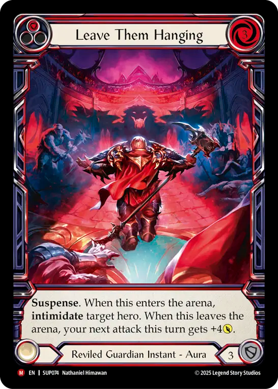 Leave Them Hanging (Red) - Flesh and Blood TCG - MoxLand