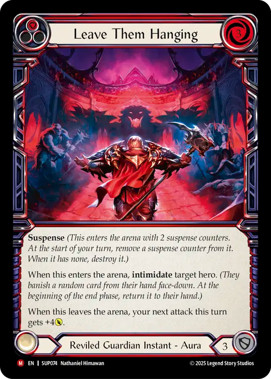 Leave Them Hanging (Red) - Flesh and Blood TCG - MoxLand