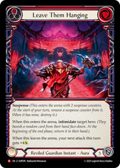 Leave Them Hanging (Red) - Flesh and Blood TCG - MoxLand