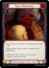 Spew Obscenities (Yellow) - Flesh and Blood TCG - MoxLand