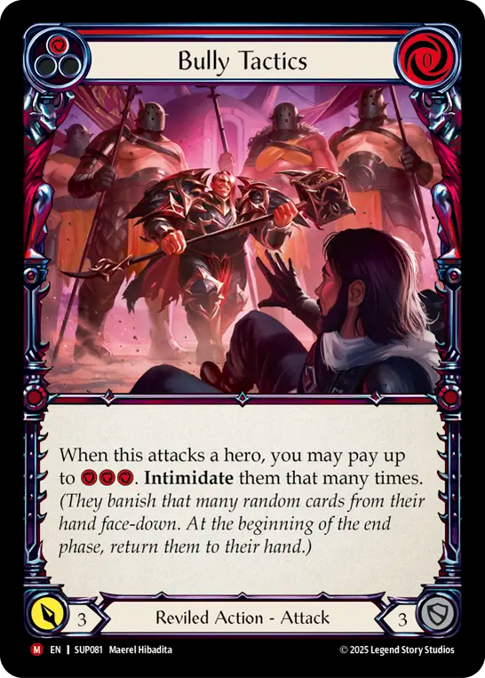 Bully Tactics (Red) - Flesh and Blood TCG - MoxLand