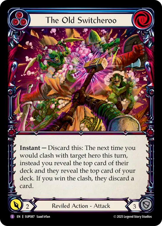 The Old Switcheroo (Blue) - Flesh and Blood TCG - MoxLand