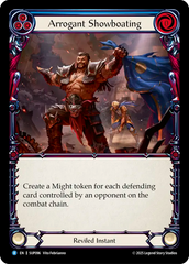 Arrogant Showboating (Blue) - Flesh and Blood TCG - MoxLand