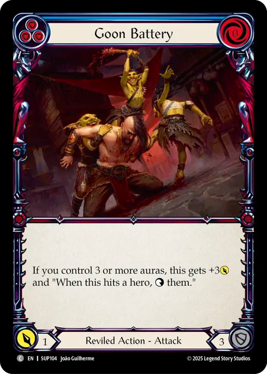 Goon Battery (Blue) - Flesh and Blood TCG - MoxLand