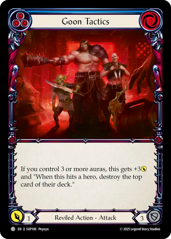 Goon Tactics (Blue) - Flesh and Blood TCG - MoxLand