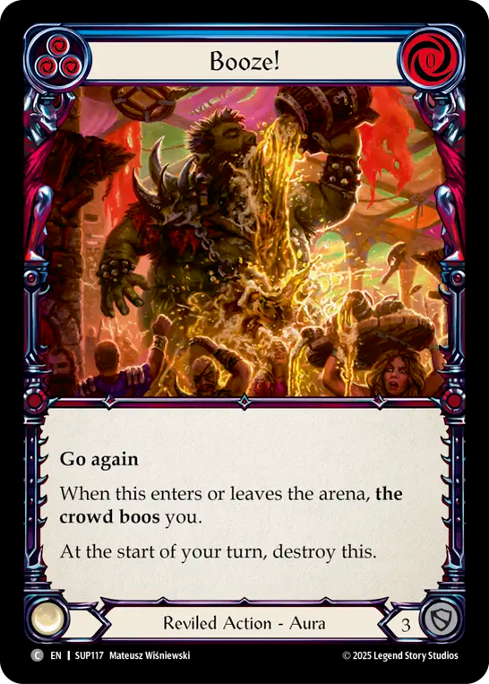 Booze! (Blue) - Flesh and Blood TCG - MoxLand