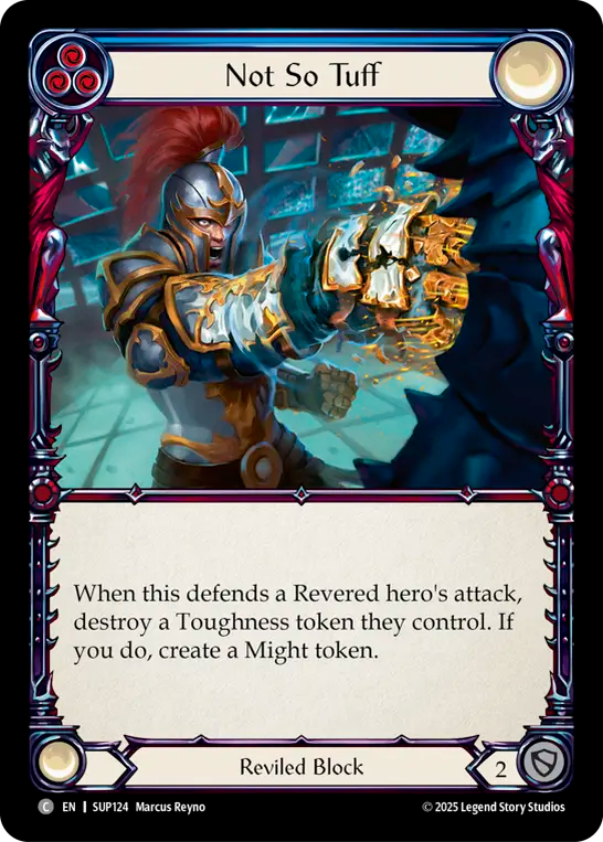 Not So Tuff (Blue) - Flesh and Blood TCG - MoxLand