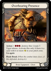 Overbearing Presence - Flesh and Blood TCG - MoxLand