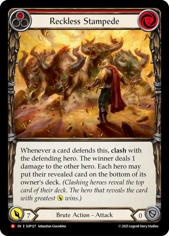 Reckless Stampede (Red) - Flesh and Blood TCG - MoxLand
