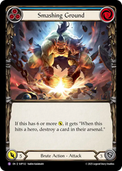 Smashing Ground (Blue) - Flesh and Blood TCG - MoxLand