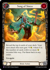 Song of Sinew (Yellow) - Flesh and Blood TCG - MoxLand