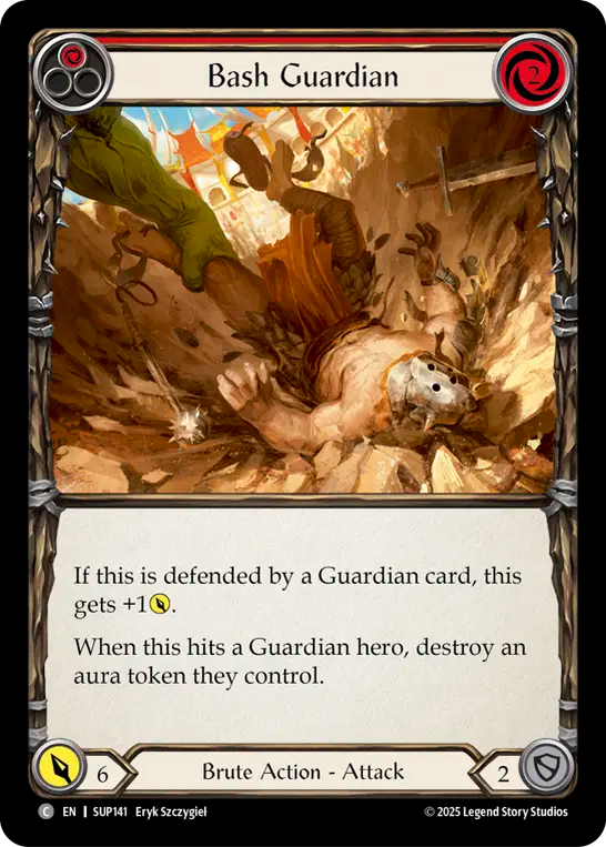 Bash Guardian (Red) - Flesh and Blood TCG - MoxLand