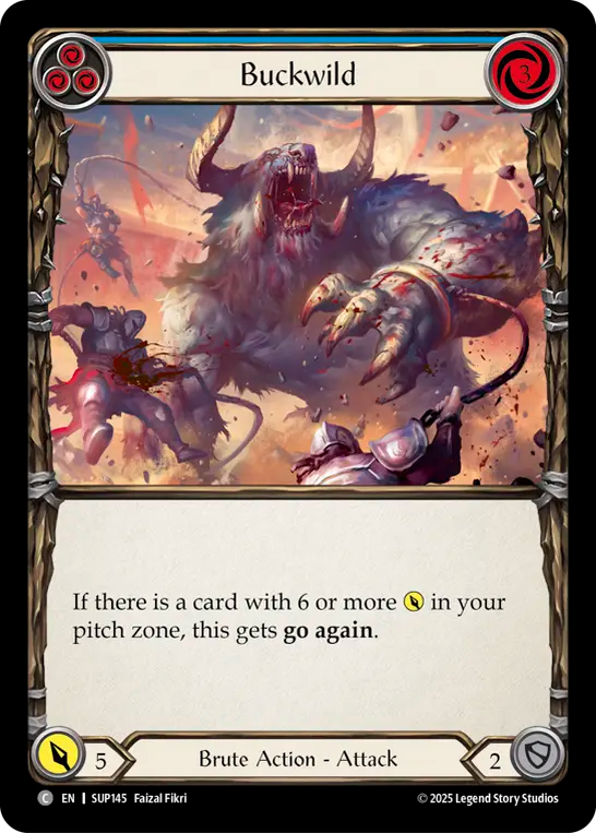 Buckwild (Blue) - Flesh and Blood TCG - MoxLand