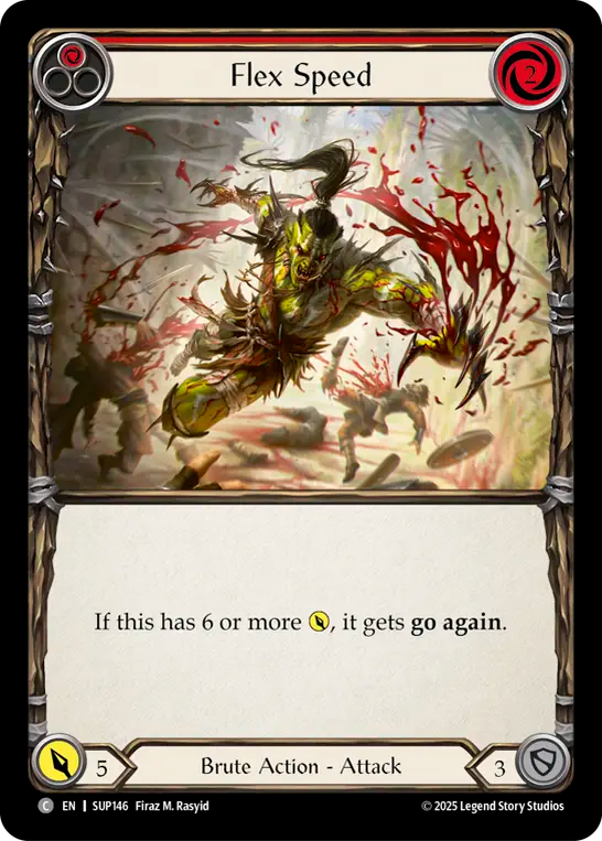 Flex Speed (Red) - Flesh and Blood TCG - MoxLand